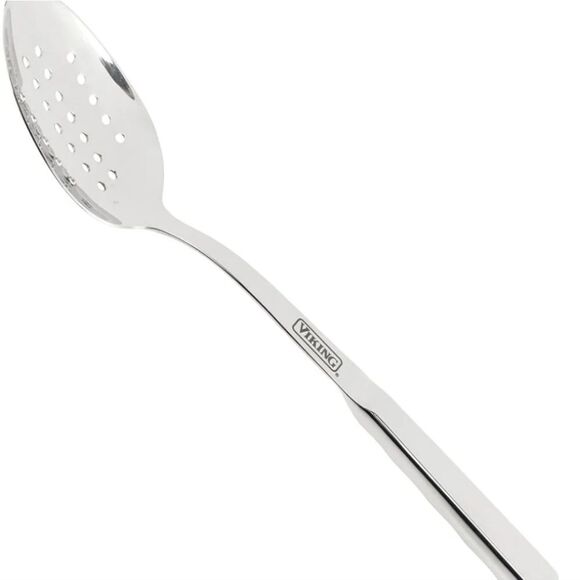 Viking Stainless Steel Slotted Spoon - Picture 1 of 5